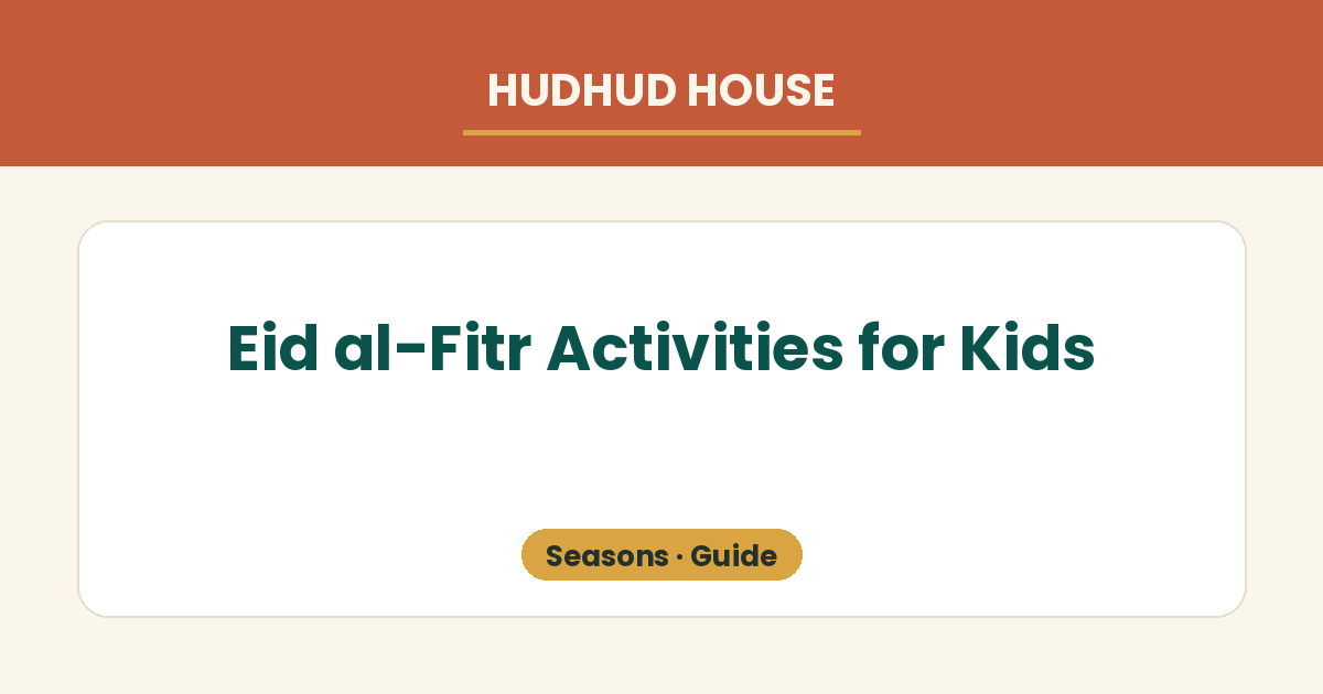 Simple joyful Eid al-Fitr traditions for children: best clothes, Eid prayer, giving, and family visits